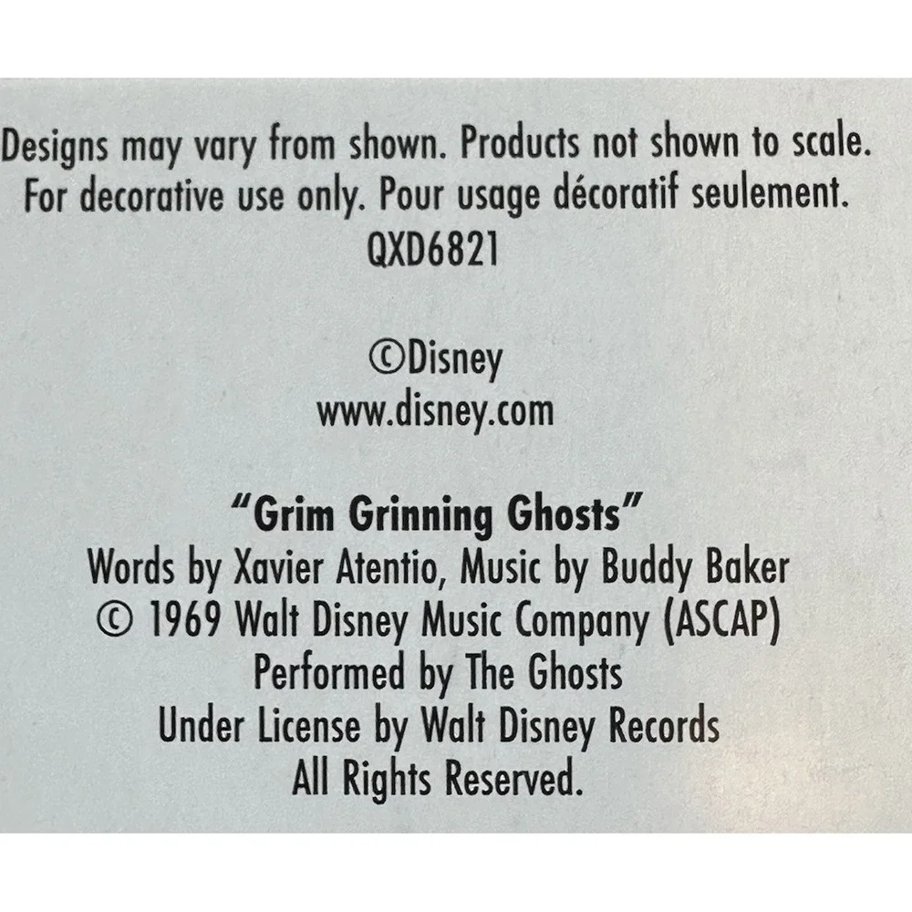 Hallmark Keepsake Ornament The Singing Busts Disney Haunted Mansion